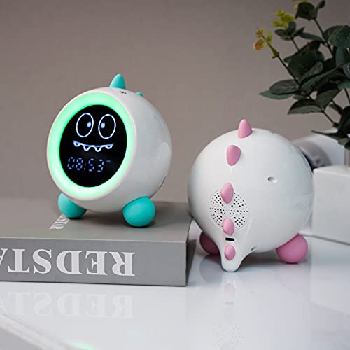 Joyfulbabygoods Alarm Clock Toddler Sleep Training Clock with Night Light, Sounds & Wake Indicator