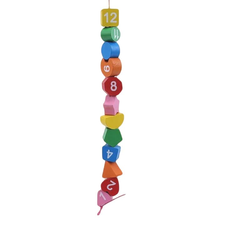 Joyfulbabygoods Learning game Colorful Wooden Clock for Easy Time Learning