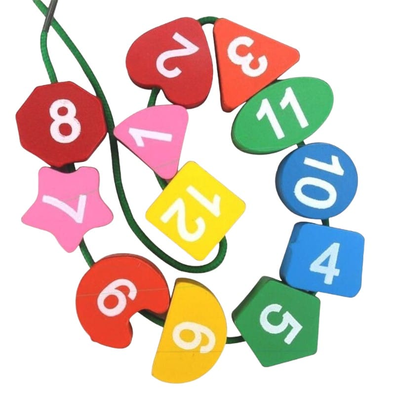 Joyfulbabygoods Learning game Colorful Wooden Clock for Easy Time Learning