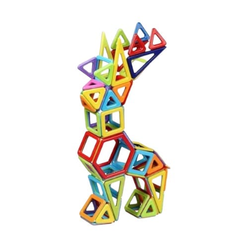 Joyfulbabygoods Magnetic Building Set 100-Piece Magnetic Building Set for Kids