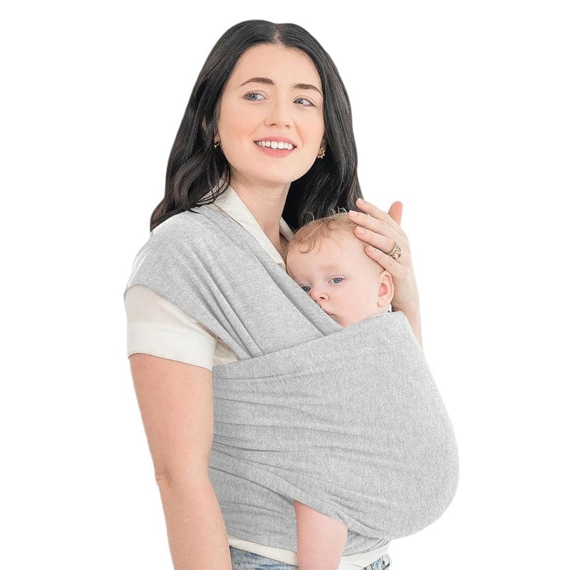 Joyfulbabygoods Adjustable Baby Sling Light Gray Adjustable Baby Sling Lightweight Carrier for Newborns to Toddlers