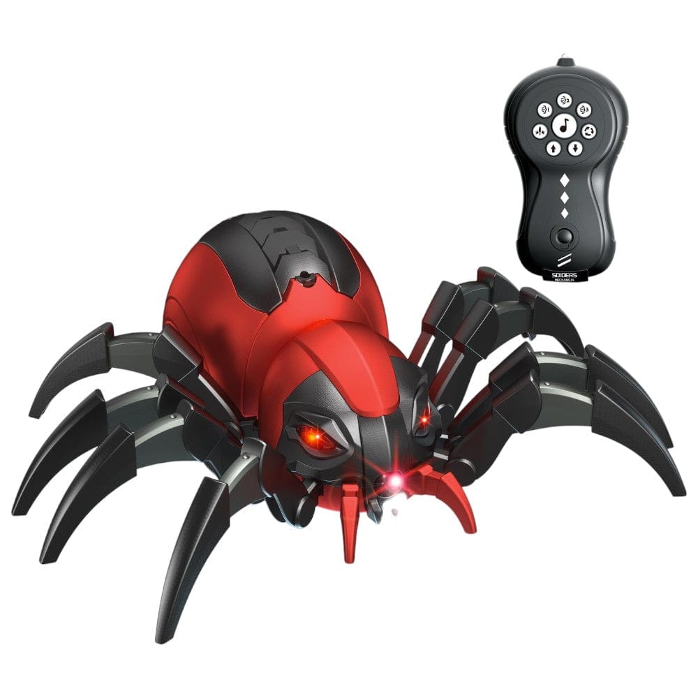 Joyfulbabygoods araignée télécommandée Remote Control Spider Toy with LED, Sounds & Moving Legs