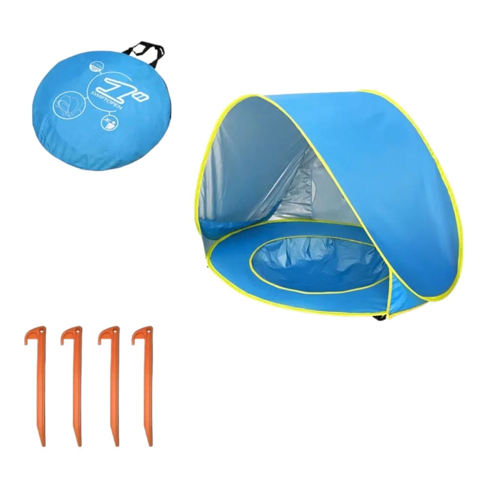 Joyfulbabygoods Baby Beach Tent Baby Beach Tent with Mini Pool – Pop-Up Sun Shelter in 3 Colors