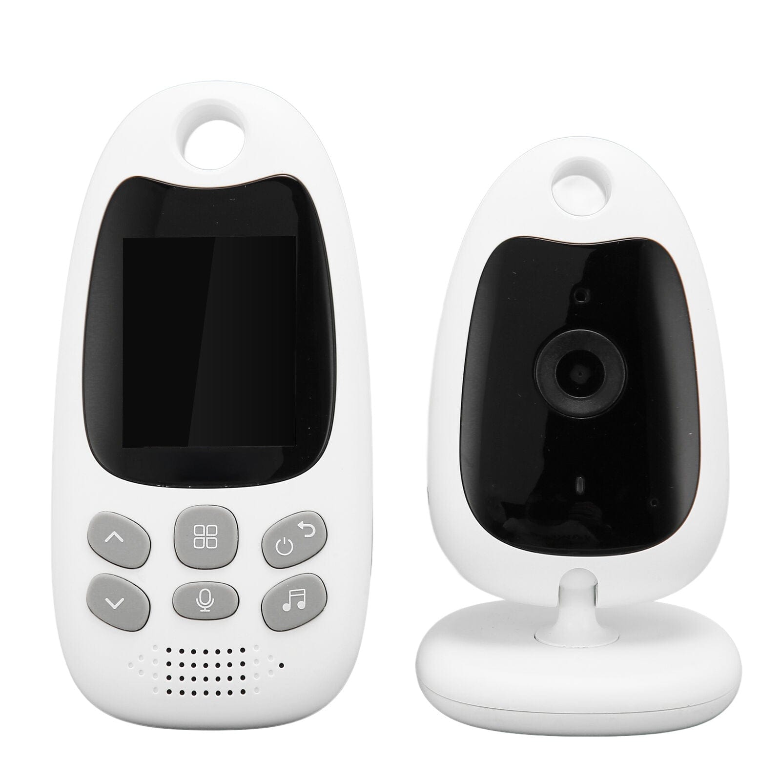 Joyfulbabygoods Baby Monitor Rechargeable Video Baby Monitor 480p Two-Way Talk 2-inch Screen