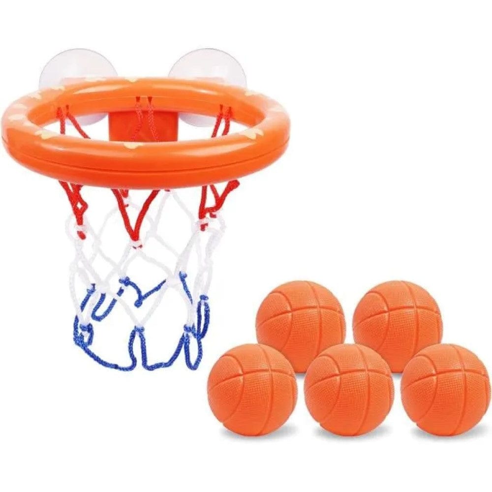 Joyfulbabygoods Basketball Hoop Fixed Hoop Baby Basketball Hoop with Suction Cups Mini Balls Included