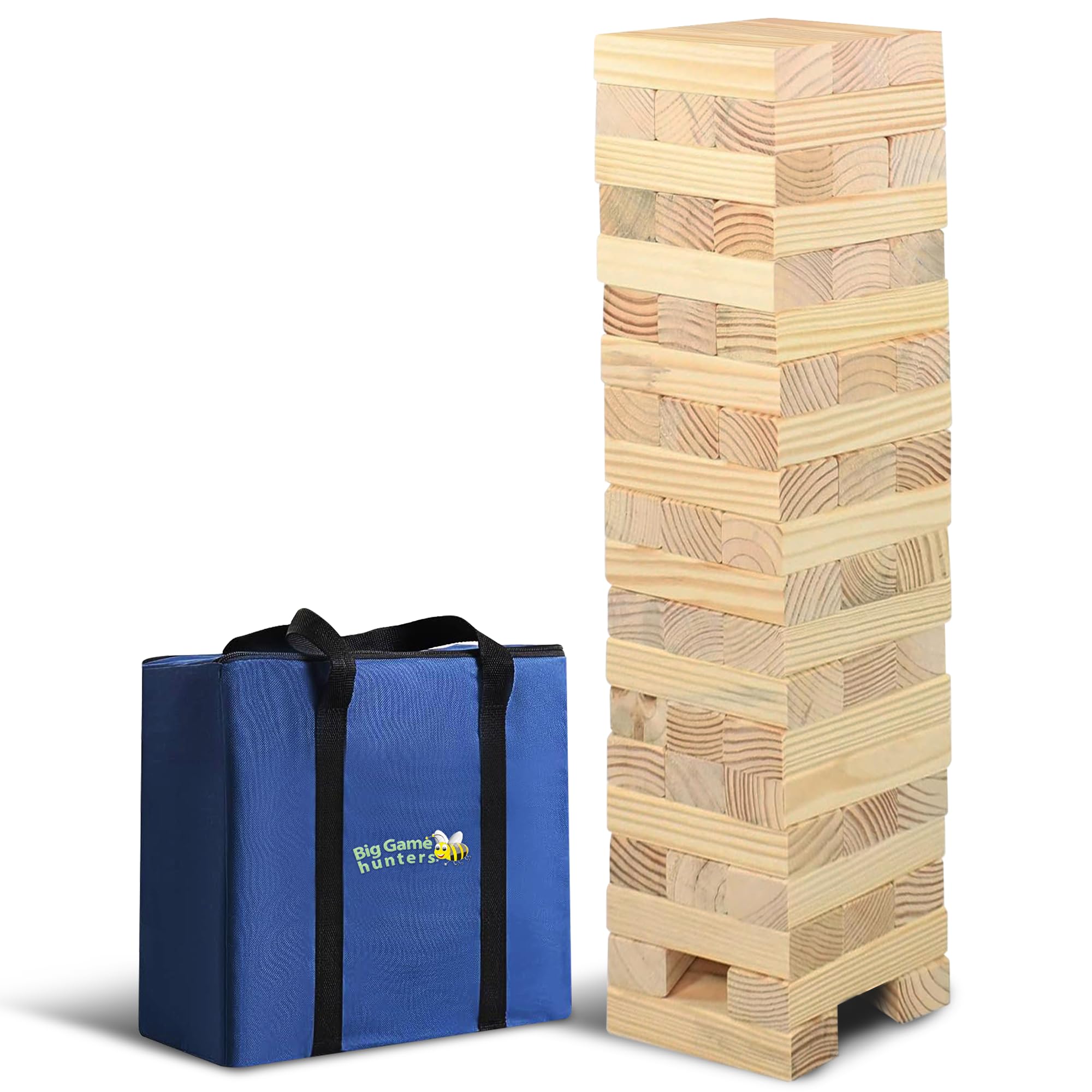 Joyfulbabygoods Blocs of construction Extra-Large Wooden Blocks Tumble Tower Stacks Outdoor Play