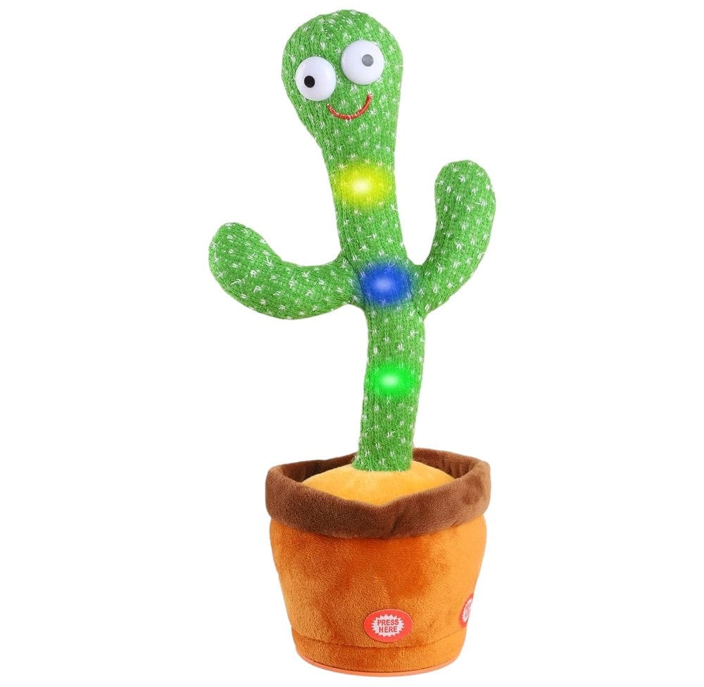 Joyfulbabygoods Dancing Cactus Dancing Cactus Toy with 120 Songs, Voice Mimic, and LED Lights
