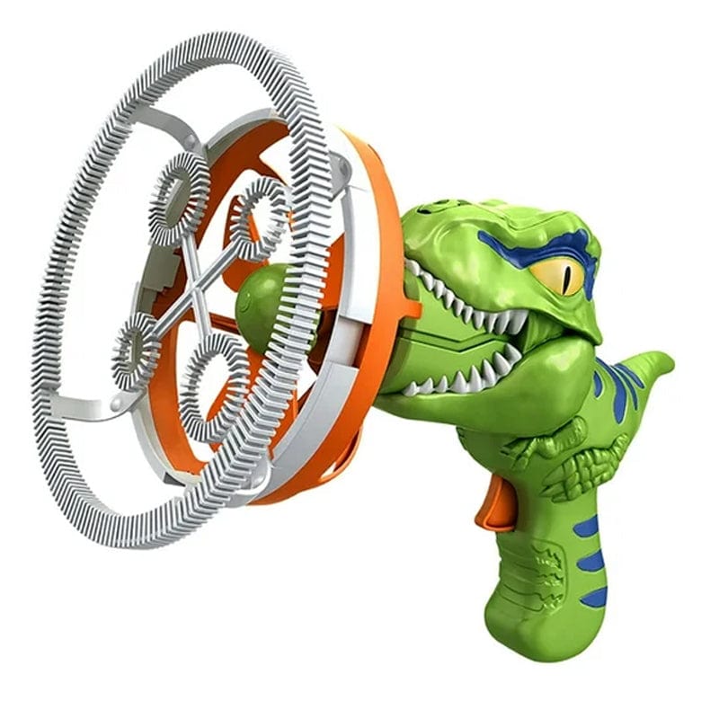 Joyfulbabygoods Dinosaur Bubble Blaster Green Dinosaur Bubble Blaster for Kids, 1000 Bubbles per Minute Lightweight