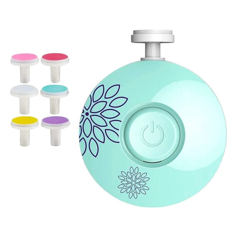 Joyfulbabygoods Electric baby nail file Electric Baby Nail File 6 Interchangeable Grinding Heads Low Noise