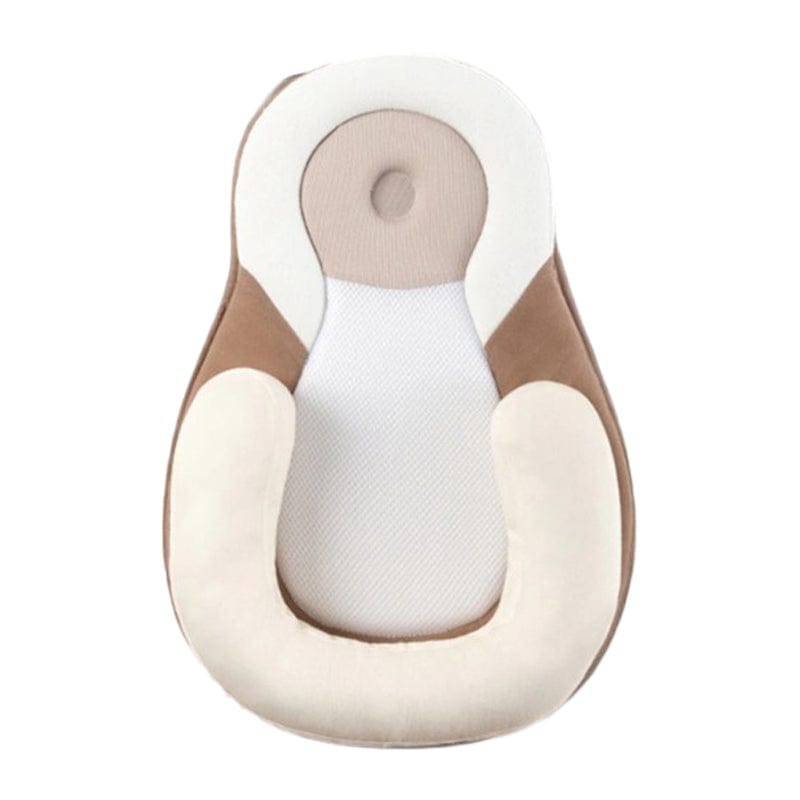 Joyfulbabygoods Ergonomic Baby Lounger Brown Ergonomic Baby Lounger With Flat Base For Awake-Time Support