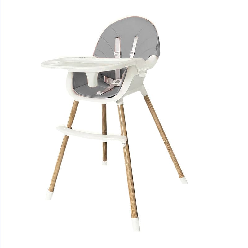 Joyfulbabygoods High chair Grey Adjustable High Chair for Babies & Toddlers with Removable Tray