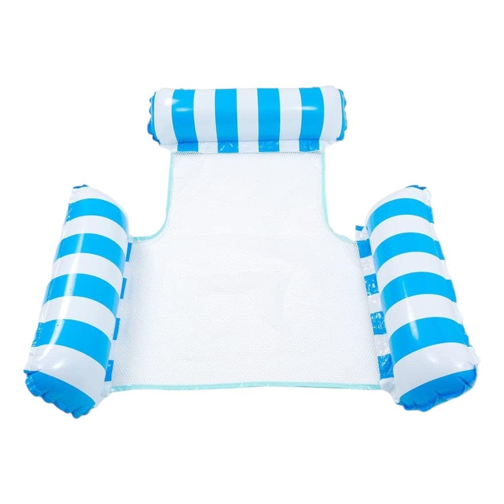 Joyfulbabygoods Inflatable Pool Hammock Inflatable Pool Hammock, Light Blue Stripes