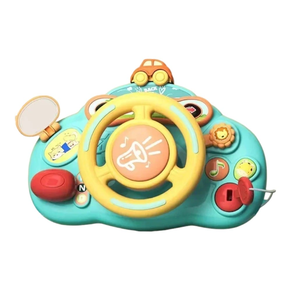 Joyfulbabygoods Interactive Toddler Steering Toy Green Interactive Toddler Steering Toy with Lights & Sounds