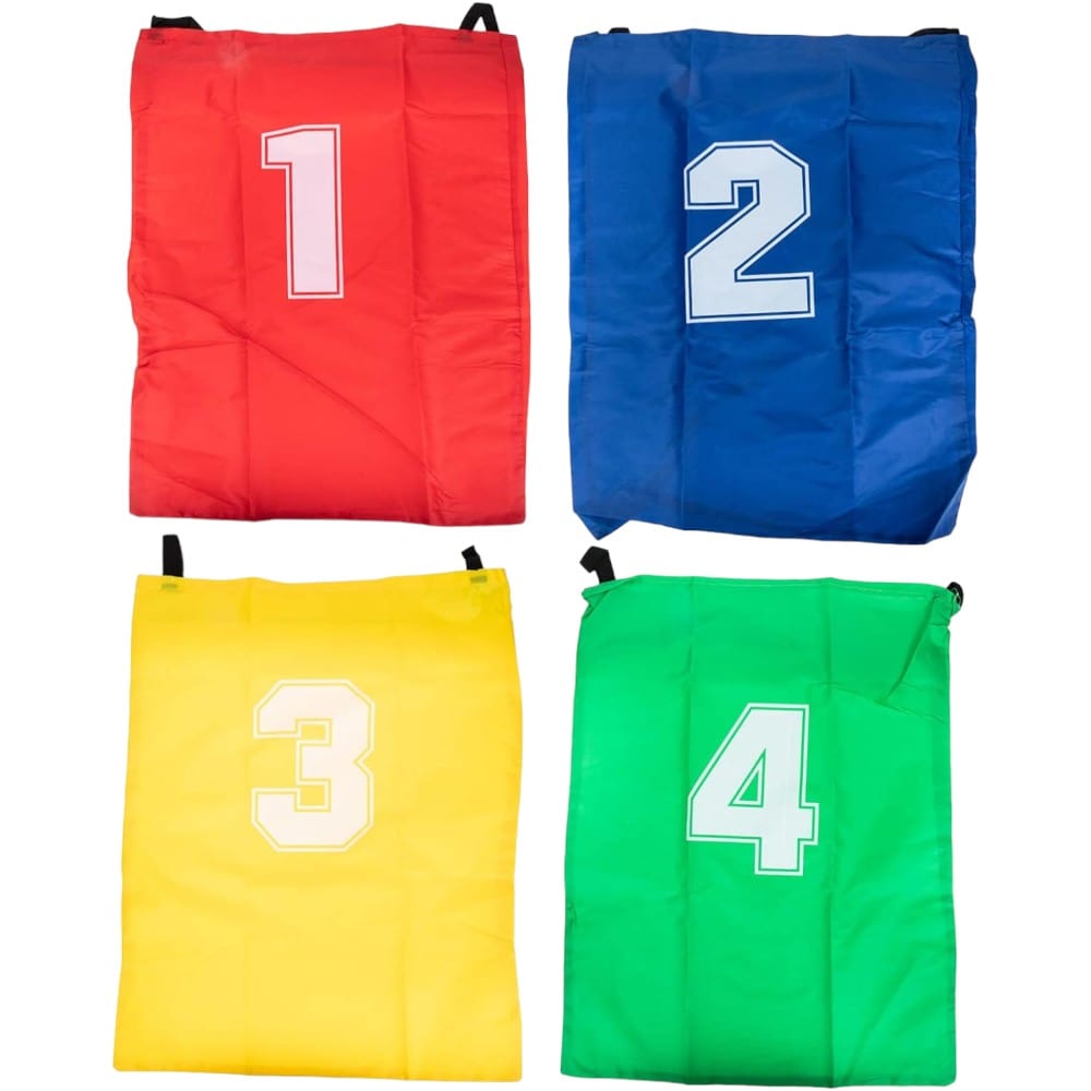 Joyfulbabygoods Jumping Sack Race Jumping Sack Race Set 4 Pack 20x28in with Handles for Outdoor Games