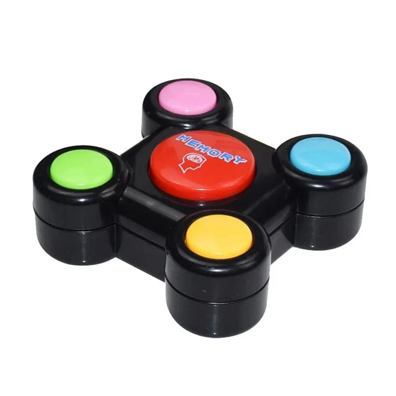Joyfulbabygoods Memory game Center Red Memory Game Toy - Interactive Light and Sound Challenge for Kids