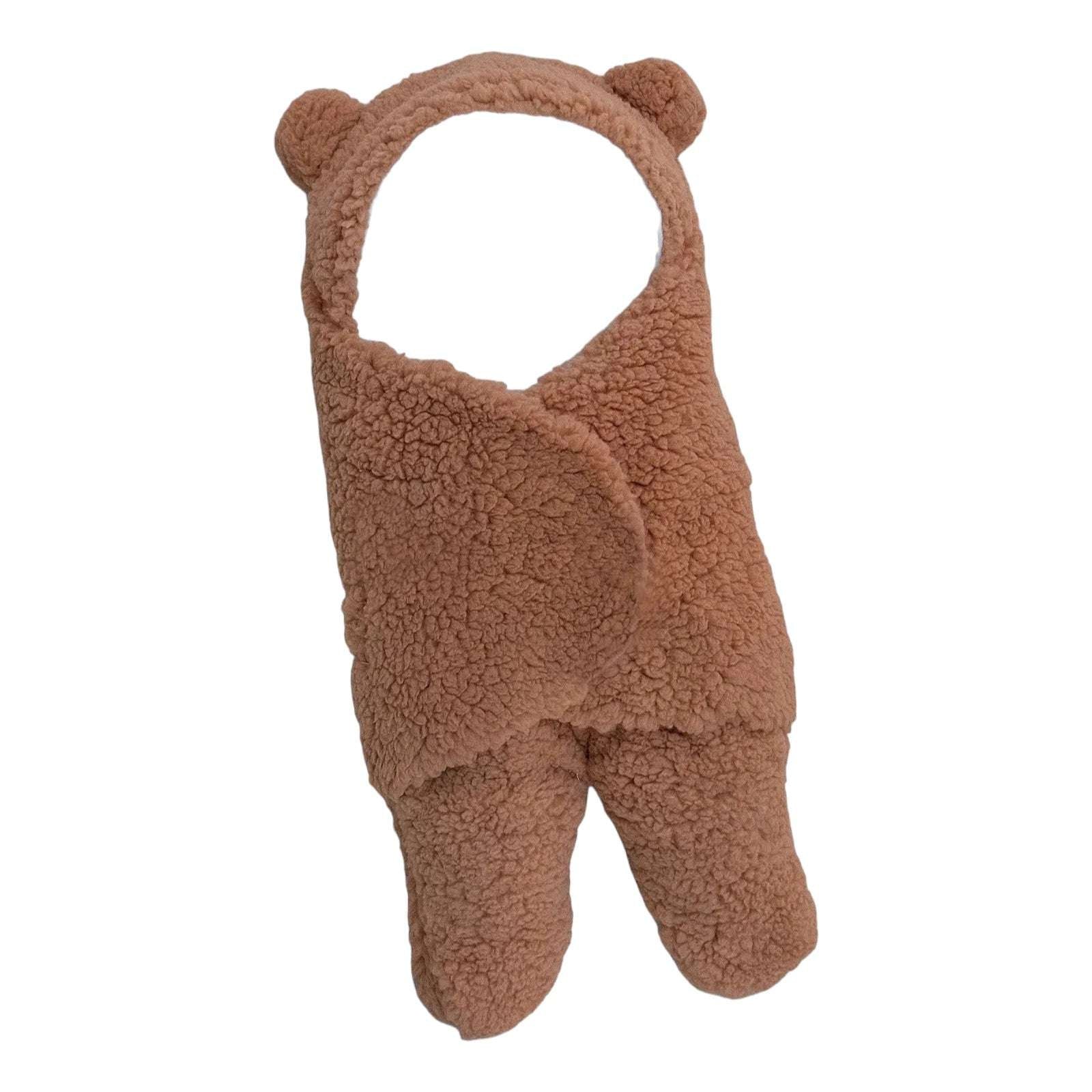 Joyfulbabygoods Nid d'Ange Brown / 0-3 Months Winter Baby Swaddle, 0-6M, Multiple Colors, Warm Wrap