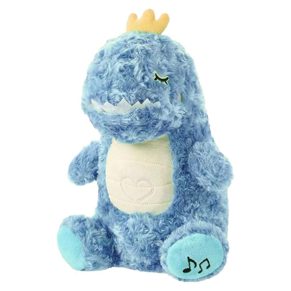 Joyfulbabygoods Nightlight plush Blue Breathing Dinosaur Night Light Plush Soothing Music & Soft Cuddly Toy