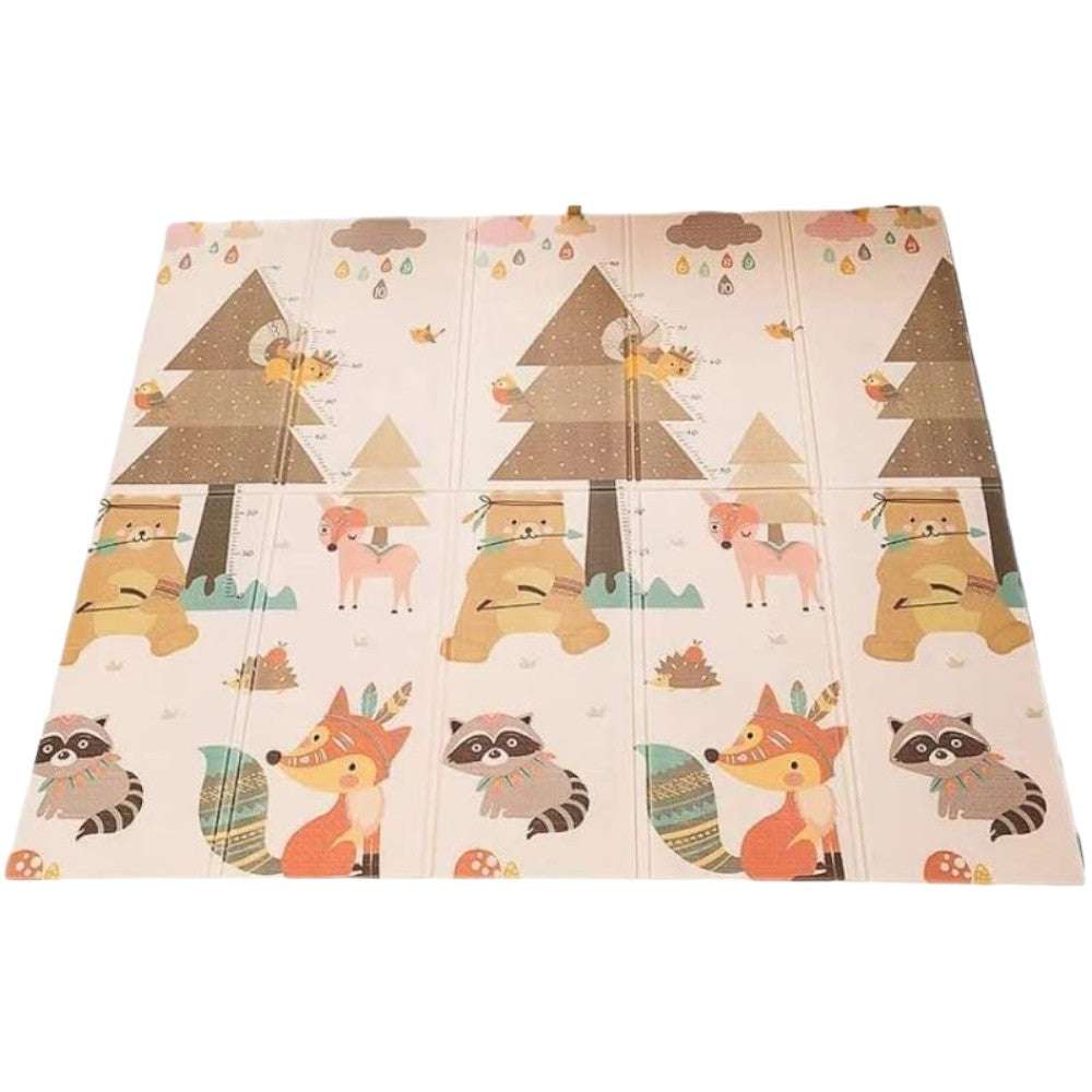 Joyfulbabygoods play mat Forest / 59 x 71 Inches Foldable Thick Baby Play Mat Sensory Foam Floor Mat for Kids 59x71in