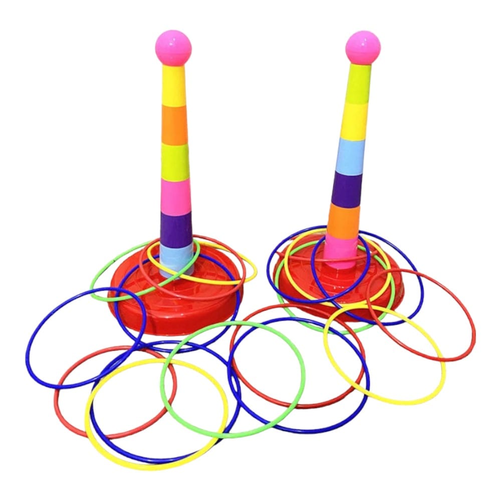 Joyfulbabygoods Ring Toss Game Advanced Stacking Ring Toss System Targeted Coordination Training