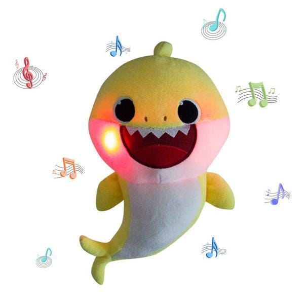 Joyfulbabygoods Stuffed & Plush Animals Baby Shark Plush Toy with Lights and Full Song Sound Effects 12in
