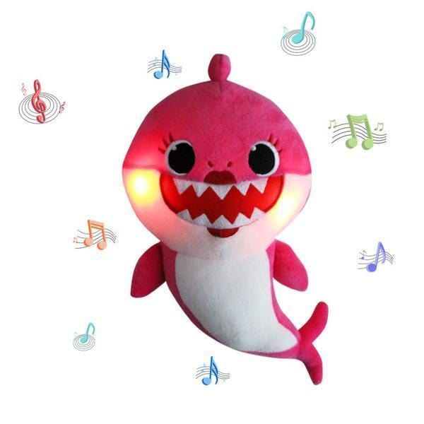 Joyfulbabygoods Stuffed & Plush Animals Baby Shark Plush Toy with Lights and Full Song Sound Effects 12in