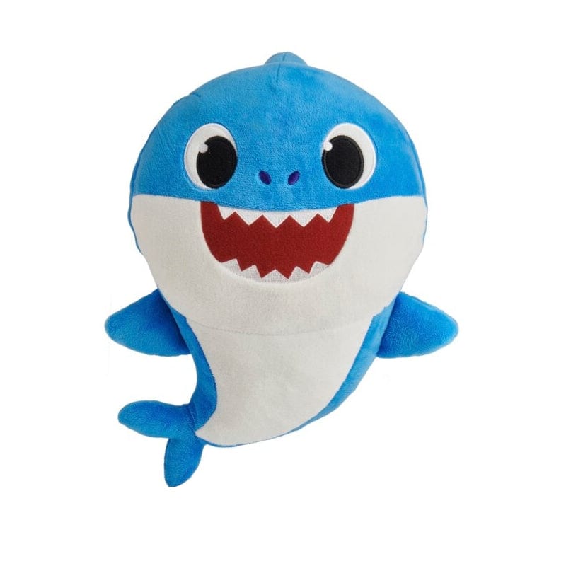 Joyfulbabygoods Stuffed & Plush Animals Blue Baby Shark Plush Toy with Lights and Full Song Sound Effects 12in