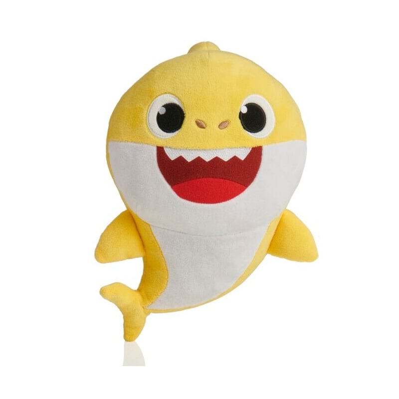 Joyfulbabygoods Stuffed & Plush Animals Yellow Baby Shark Plush Toy with Lights and Full Song Sound Effects 12in