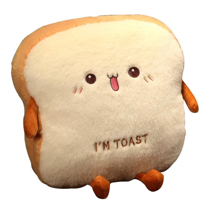 Joyfulbabygoods teddy bear Shy Plush Toast Pillow – Hand Warmer