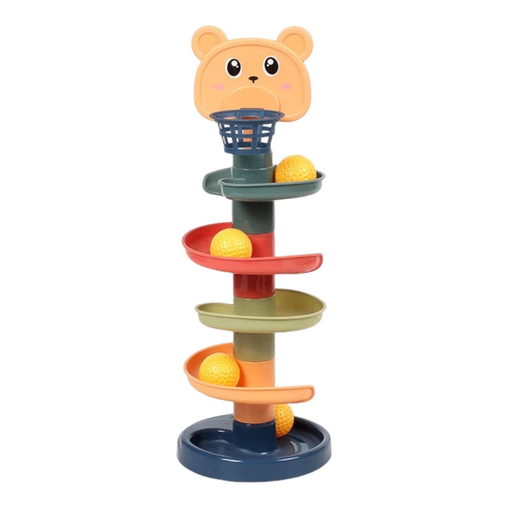 Joyfulbabygoods tower and ball 5 Tower 5 Balls Children’s Hoops and Connectors - Build, Stack, and Create