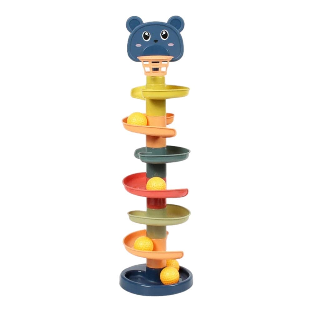 Joyfulbabygoods tower and ball 7 Tower 7 Balls Children’s Hoops and Connectors - Build, Stack, and Create